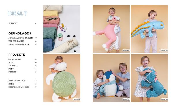 Produktbild: Kuschelgiganten n&auml;hen: Coole BigFriends im Skandi-Look