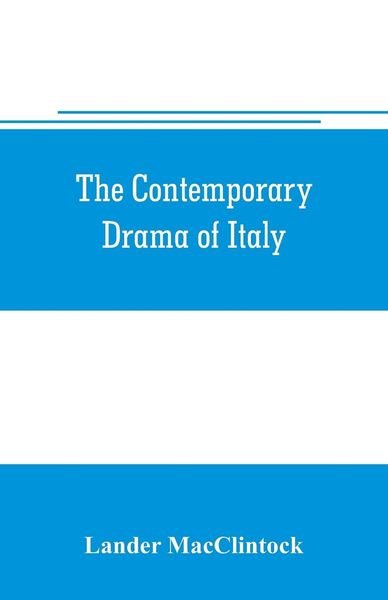 Produktbild: The contemporary drama of Italy