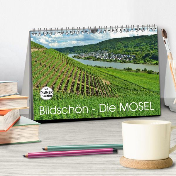 Produktbild: Bildsch&ouml;n - Die Mosel (Tischkalender 2026 DIN A5 quer), CALVENDO Monatskalender