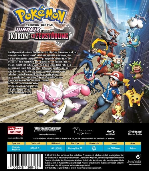 Produktbild: Pok&eacute;mon &ndash; Der Film: Diancie und der Kokon der Zerst&ouml;rung