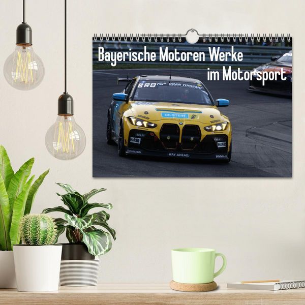 Produktbild: Bayerische Motoren Werke im Motorsport (Wandkalender 2026 DIN A4 quer), CALVENDO Monatskalender