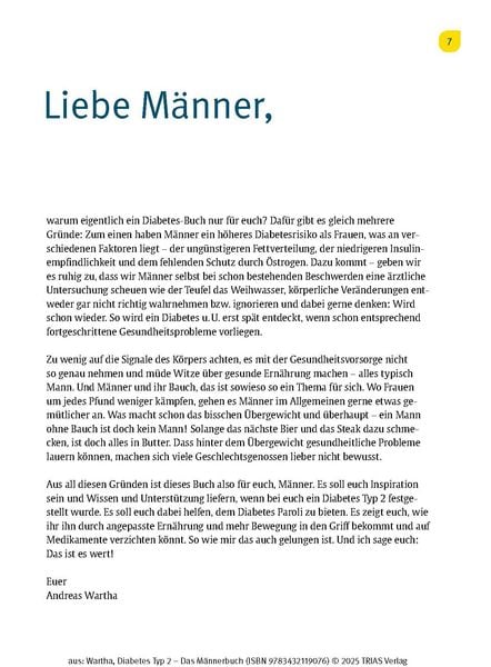 Produktbild: Diabetes Typ 2 - Das M&auml;nnerbuch