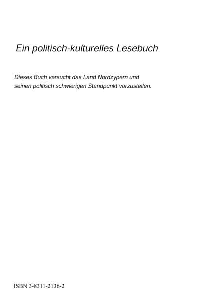 Produktbild: Die t&uuml;rkische Republik Nordzypern. Ein politisch-kulturelles Lesebuch