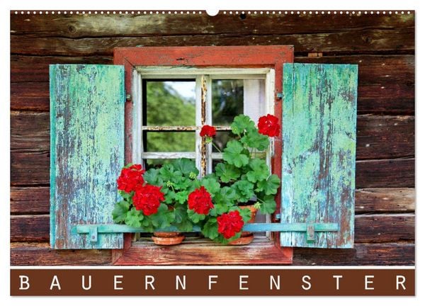Produktbild: Bauernfenster (Wandkalender 2026 DIN A2 quer), CALVENDO Monatskalender