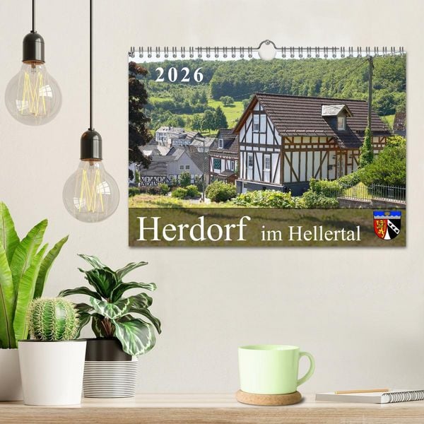 Produktbild: Herdorf im Hellertal (Wandkalender 2026 DIN A4 quer), CALVENDO Monatskalender