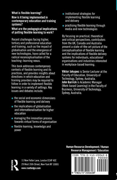 Produktbild: Flexible Learning, Human Resource and Organisational Development