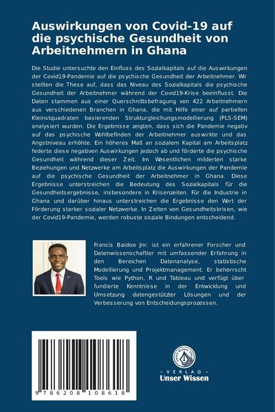 Produktbild: Auswirkungen von Covid-19 auf die psychische Gesundheit von Arbeitnehmern in Ghana