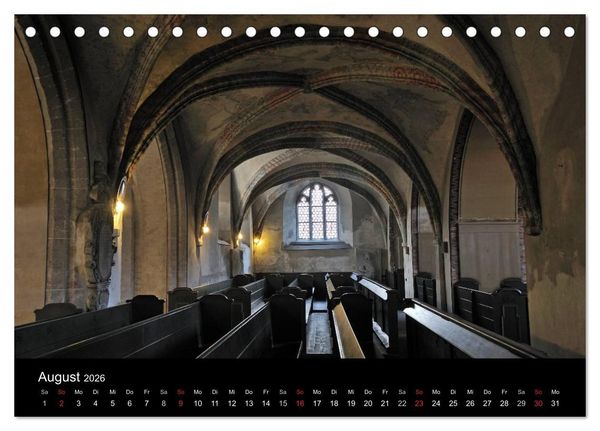 Produktbild: Orte des Glaubens (Tischkalender 2026 DIN A5 quer), CALVENDO Monatskalender