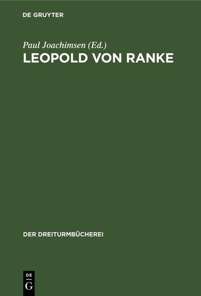 Produktbild: Leopold von Ranke