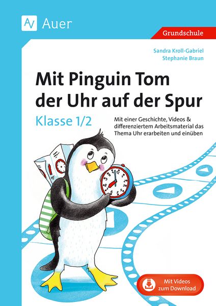 Produktbild: Mit Pinguin Tom der Uhr auf der Spur - Klasse 1/2