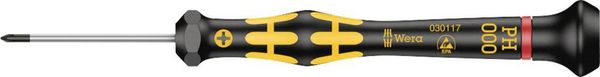Produktbild: Wera 1550 PH Kraftform Micro 05030117001 ESD Kreuzschlitz-Schraubendreher PH 000 Klingenl&auml;nge: 40 mm