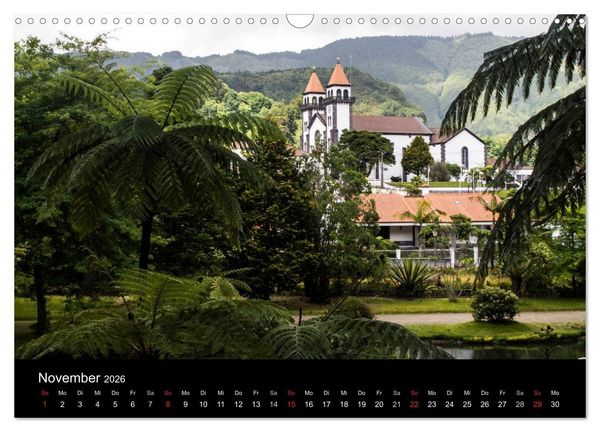 Produktbild: Faszination Azoren (Wandkalender 2026 DIN A3 quer), CALVENDO Monatskalender