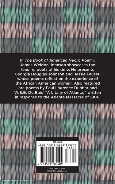 Produktbild: The Book of American Negro Poetry