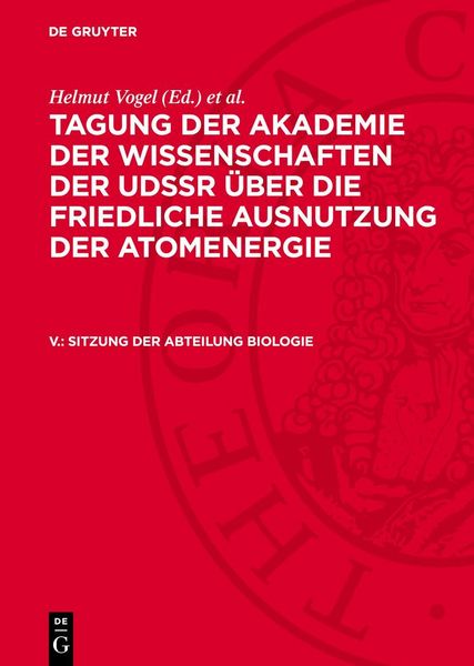 Produktbild: Sitzung der Abteilung Biologie