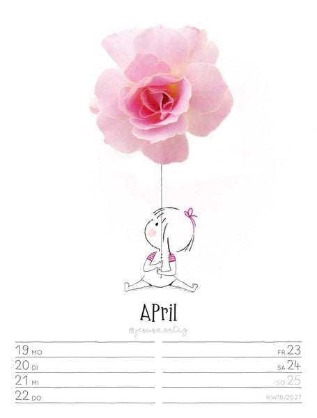 Produktbild: Little Dreams Wochenplaner Kalender 2027