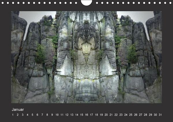 Produktbild: Spiegelwelten - die Externsteine (Wandkalender immerw&auml;hrend DIN A4 quer)