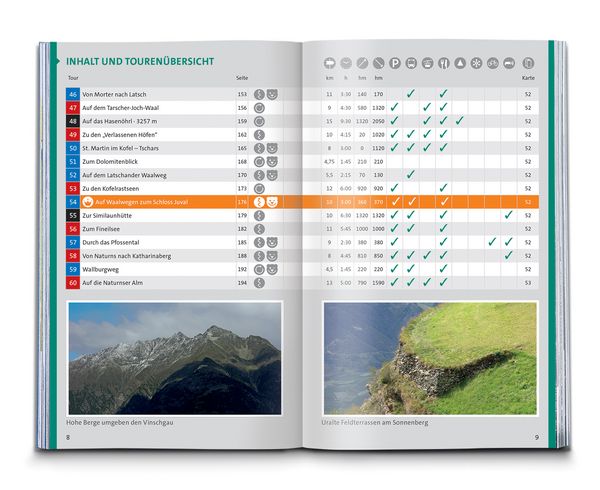 Produktbild: KOMPASS Wanderf&uuml;hrer Ortlergruppe und Vinschgau, 60 Touren mit Extra-Tourenkarte