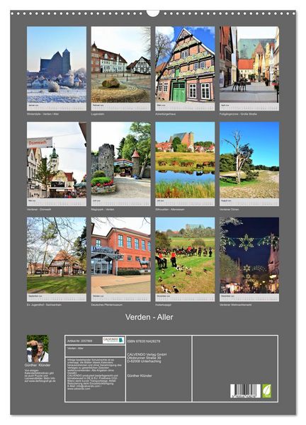 Produktbild: Verden - Aller (Wandkalender 2026 DIN A2 hoch), CALVENDO Monatskalender