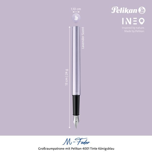 Produktbild: Pelikan F&uuml;ller Ineo&reg; Elements P6, Metall-Etui, Lila - Violett