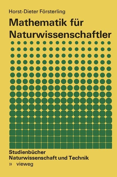 Produktbild: Mathematik f&uuml;r Naturwissenschaftler