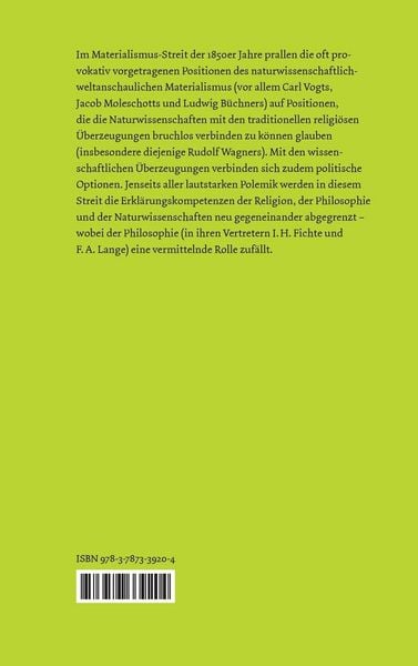 Produktbild: Der Materialismus-Streit