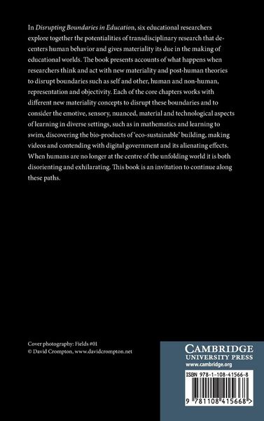 Produktbild: Disrupting Boundaries in Education and Research