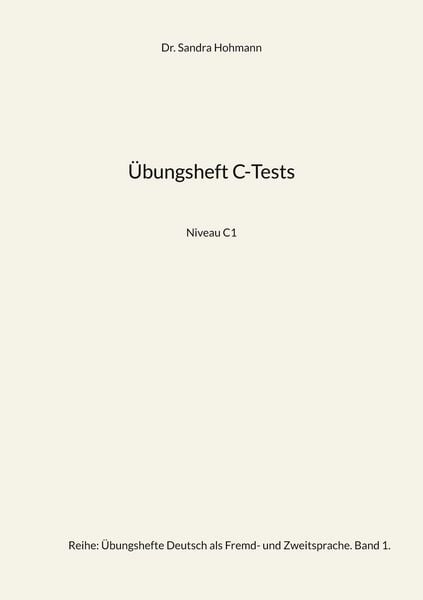 Produktbild: &Uuml;bungsheft C-Tests