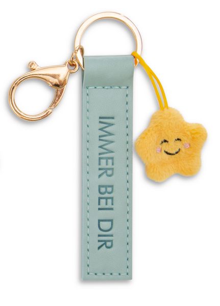 Produktbild: Schl&uuml;sselanh&auml;nger Immer bei dir Kunstlederband