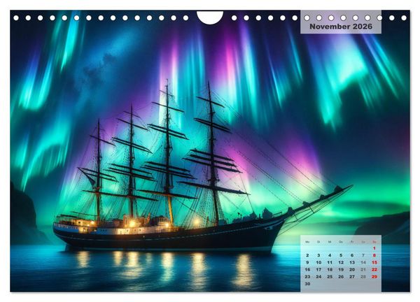 Produktbild: Die Befreiung der Flaschenschiffe - Historische Segelschiffe (Wandkalender 2026 DIN A4 quer), CALVENDO Monatskalender