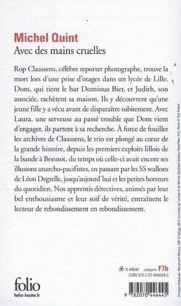 Produktbild: Fre-Avec des Mains Cruelles