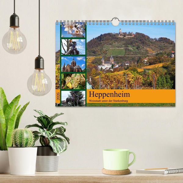 Produktbild: Heppenheim - Weinstadt unter der Starkenburg (Wandkalender 2026 DIN A4 quer), CALVENDO Monatskalender