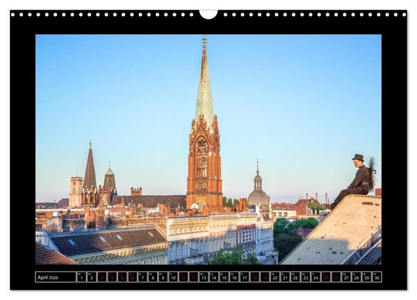 Produktbild: Schornsteinfeger &uuml;ber Berlin 2026 (Wandkalender 2026 DIN A3 quer), CALVENDO Monatskalender