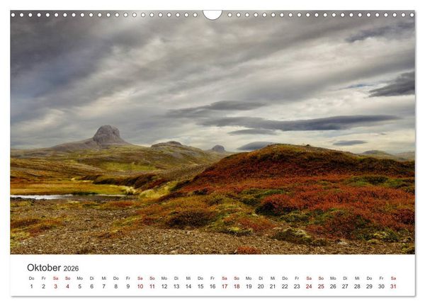 Produktbild: Landschaftstr&auml;ume in den Westfjorden (Wandkalender 2026 DIN A3 quer), CALVENDO Monatskalender