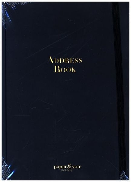 Produktbild: Adressbuch A5 [Black Edition] EM