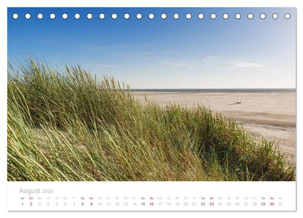 Produktbild: St. Peter-Ording (Tischkalender 2026 DIN A5 quer), CALVENDO Monatskalender