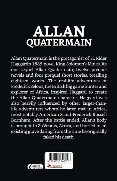 Produktbild: Allan Quatermain