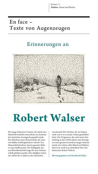 Produktbild: Erinnerungen an Robert Walser