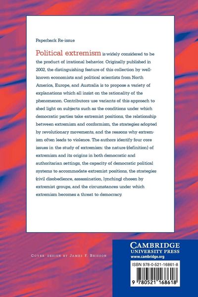 Produktbild: Political Extremism and Rationality