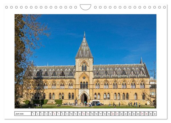 Produktbild: Sehenswertes in Oxford und Cambridge (Wandkalender 2026 DIN A4 quer), CALVENDO Monatskalender