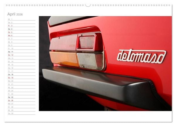 Produktbild: De Tomaso Pantera (hochwertiger Premium Wandkalender 2026 DIN A2 quer), Kunstdruck in Hochglanz