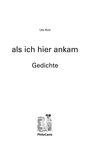 Produktbild: Als ich hier ankam
