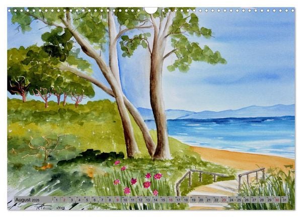 Produktbild: Toskana Aquarelle (Wandkalender 2026 DIN A3 quer), CALVENDO Monatskalender