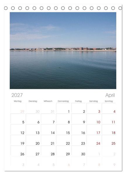 Produktbild: Tischplaner 2027 - F&ouml;hr 2027. Portr&auml;t einer Insel (A5 Tischkalender zum Aufstellen) CALVENDO