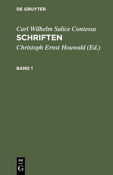 Produktbild: Schriften. Band 1