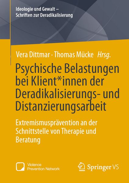 Produktbild: Psychische Belastungen bei Klient*innen der Deradikalisierungs- und Distanzierungsarbeit