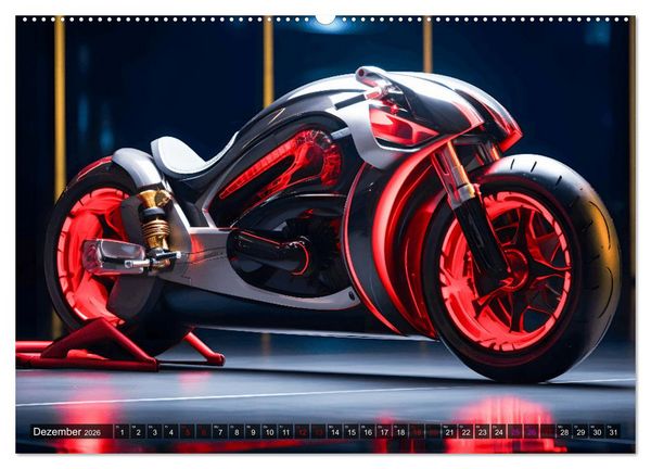 Produktbild: Dream Bikes - Motorr&auml;der aus der Zukunft (Wandkalender 2026 DIN A2 quer), CALVENDO Monatskalender