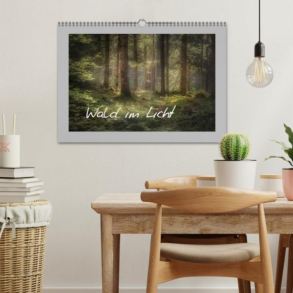 Produktbild: Wald im Licht (Wandkalender 2026 DIN A3 quer), CALVENDO Monatskalender