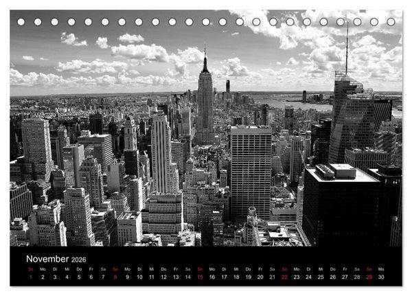 Produktbild: New York City (Tischkalender 2026 DIN A5 quer), CALVENDO Monatskalender