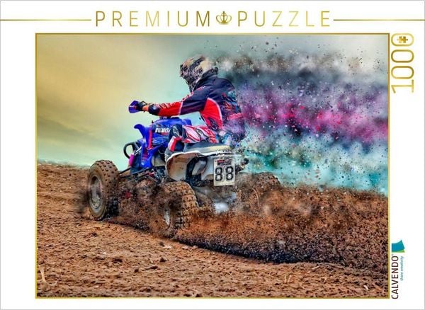 CALVENDO Puzzle Quad fahren | 1000 Teile Lege-Größe 64x48cm Foto-Puzzle für glückliche Stunden