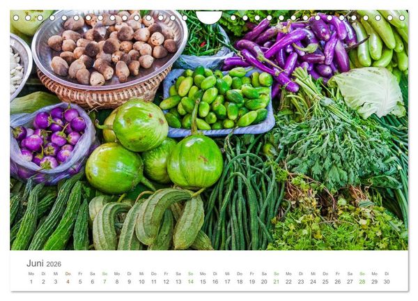 Produktbild: M&auml;rkte in S&uuml;dostasien (Wandkalender 2026 DIN A4 quer), CALVENDO Monatskalender